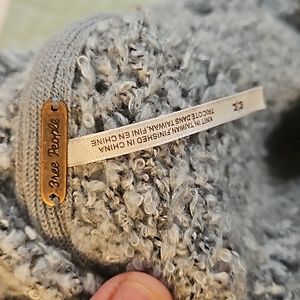 Medium light Grey Free People Croped turtleneck sweater